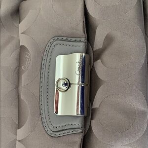 Coach Gray Signature Bag